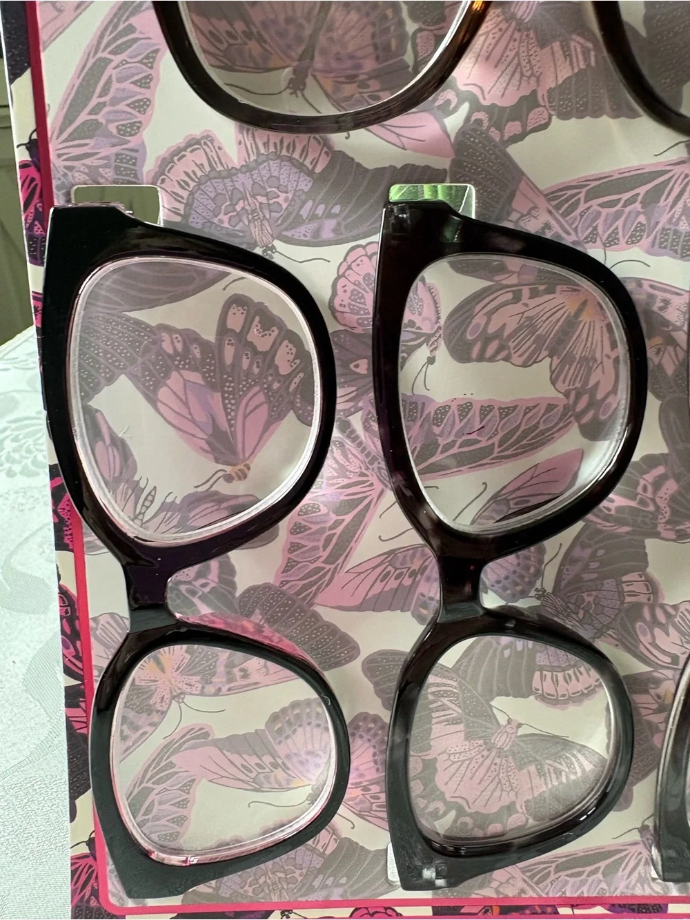 Betsey Johnson +2.50 4-Pack Reading Glasses in Tortoiseshell & Black New